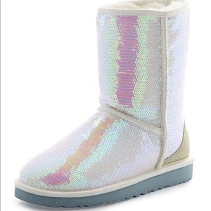 Sequin UGGs, very new!